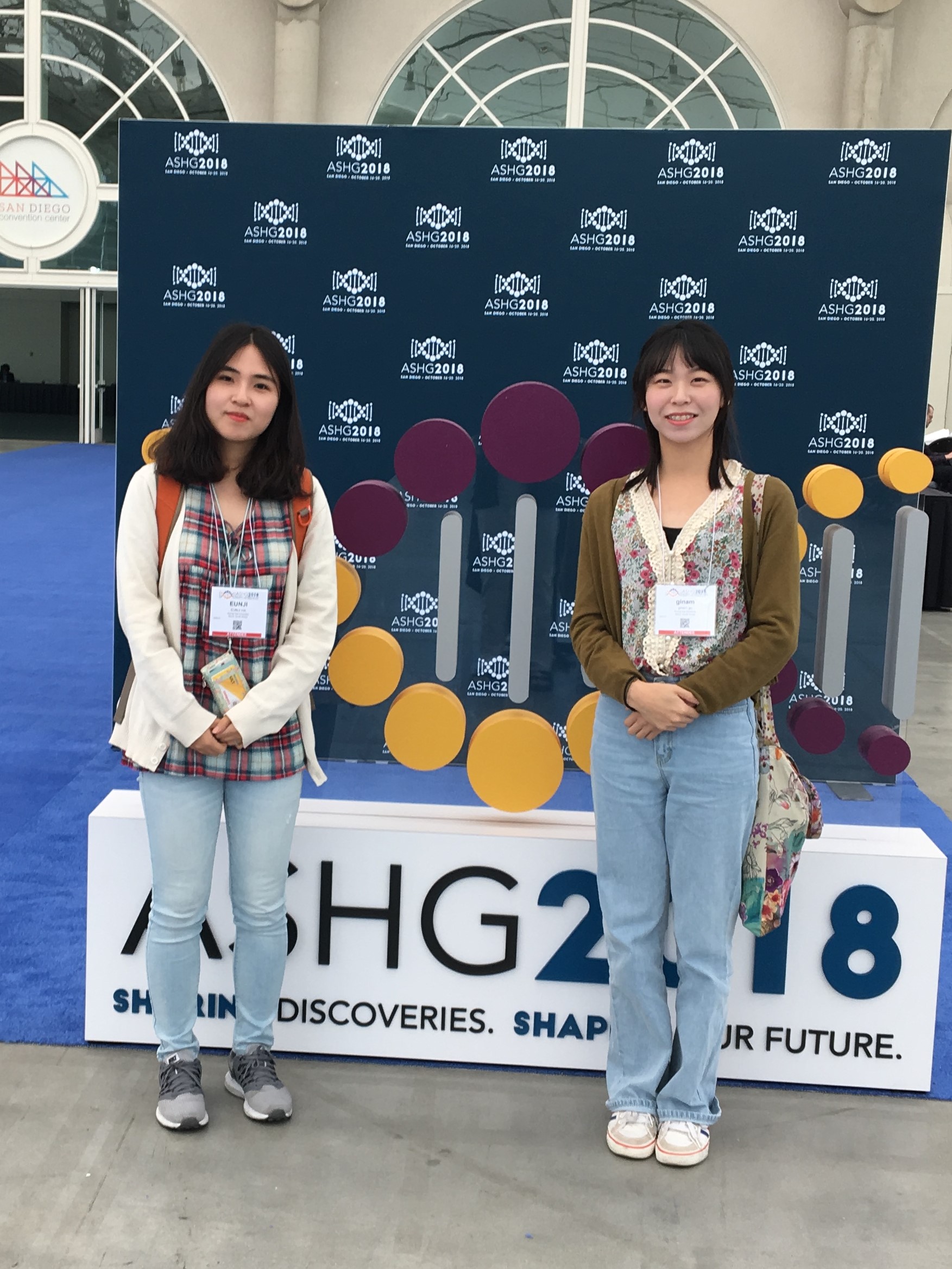 Read more about the article Eunji and Kinam at ASHG2018